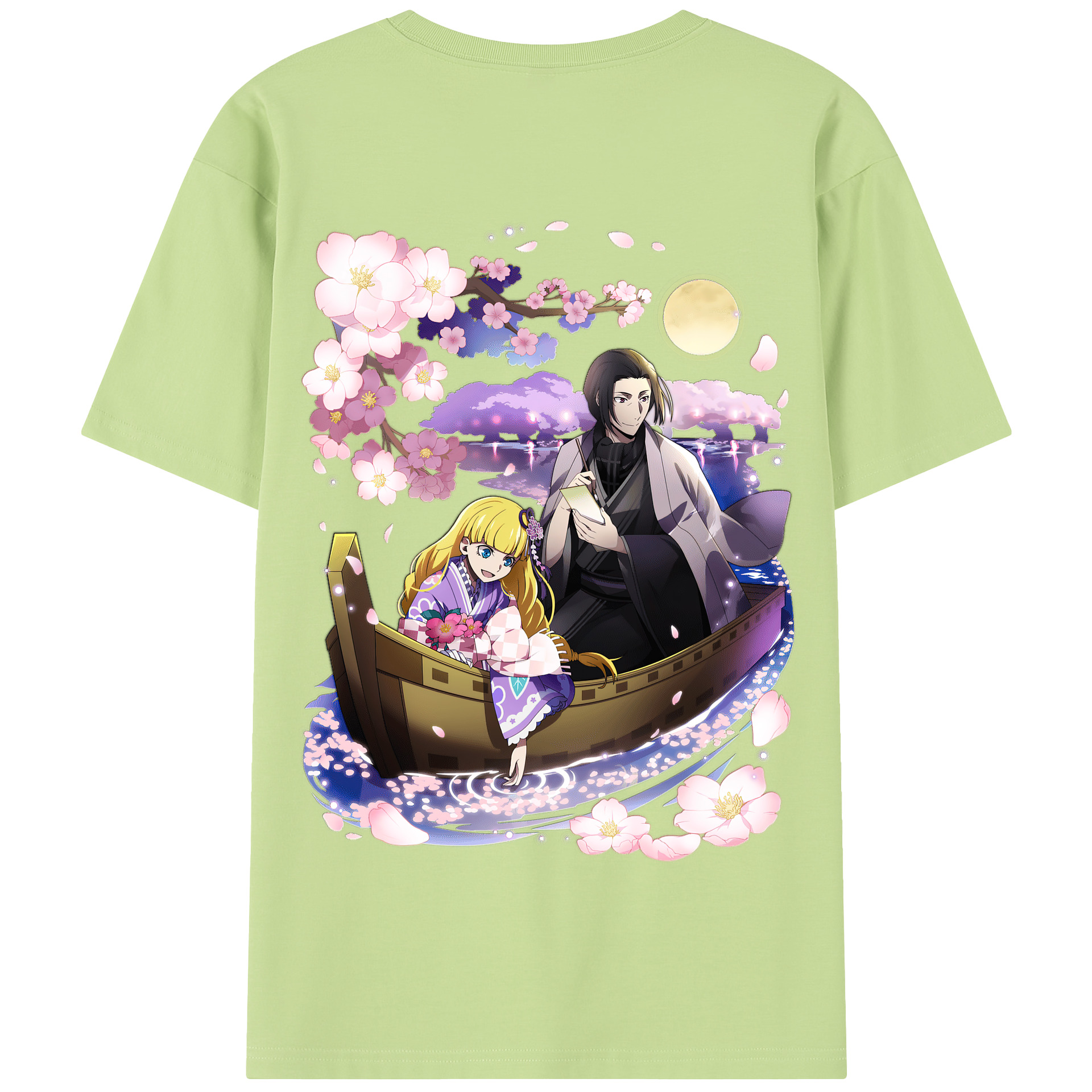 （画像用） 文豪ストレイドッグス Bungo Stray Dogs 綿100％半袖Tシャツ（背面プリント）
